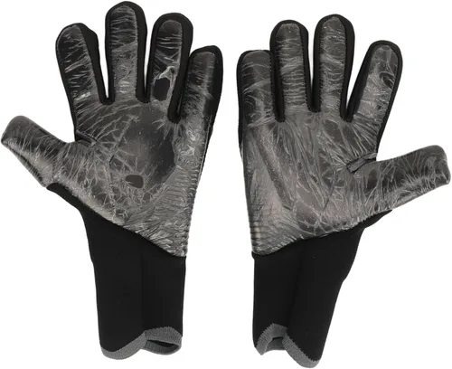 Vista 3 de Qiilu Guantes de fútbol de látex para portero de fútbol, guantes de portero para competición de fútbol, látex negro transpirable, guantes de portero