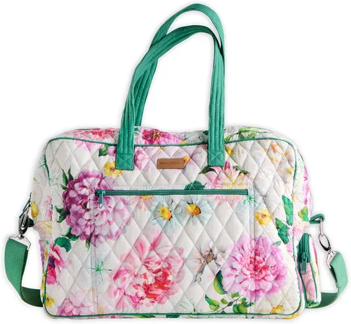 Vista 46 de Maison d' Hermine Bolsas de fin de semana para mujer, de algodón, acolchadas, para equipaje nocturno, bolsa de fin de semana para hombres, regalos