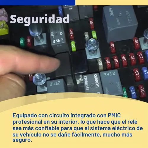 Vista 6 de 15016745 Relé A/C de 4 pines para faros delanteros GM Chevrolet Trailblazer Buick GMC Fuse Module Probado Relé multiusos