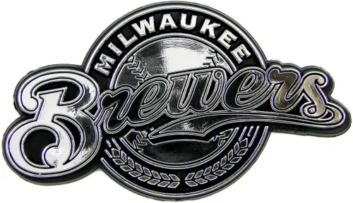 Vista 19 de Emblema de automóvil cromado MLB