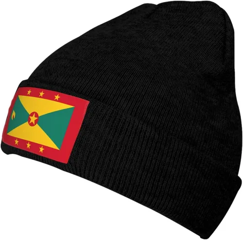 Vista 13 de Gorro de punto nacional para invierno y otoño, gorros para hombres y mujeres, gorro cálido con puños, gorro de esquí suave unisex