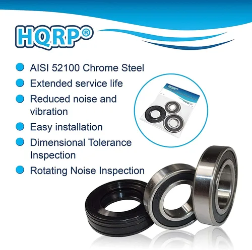 Vista 6 de HQRP Kit de rodamientos y sellos compatible con LG Kenmore 4036ER2004A 4036ER4001B 4280FR4048E 4280FR4048L WM2432HW WM2442HW WM2455HG WM2487HRM