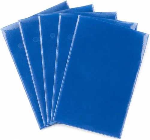 Vista 4 de Ultra PRO - Protector de cubierta de fundas de tarjetas estándar azul PRO-Gloss de 200 unidades, protege y almacena tarjetas coleccionables