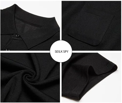 Vista 2 de Camiseta de verano de manga corta para hombre, de algodón, para hombre