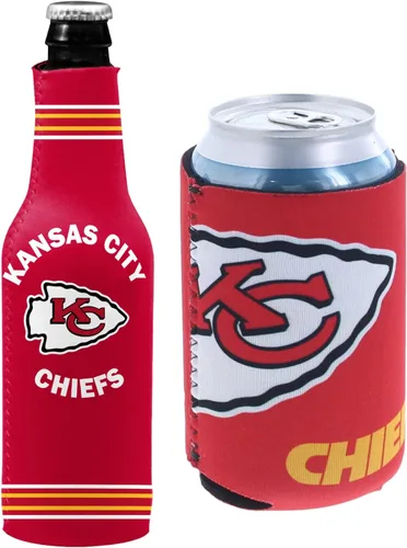 Vista 97 de Soporte aislante para latas y botellas de fútbol americano enfriador de bebidas Huggie (Nueva Orleans (Saints) - Negro) Nueva Orleans (Santos)