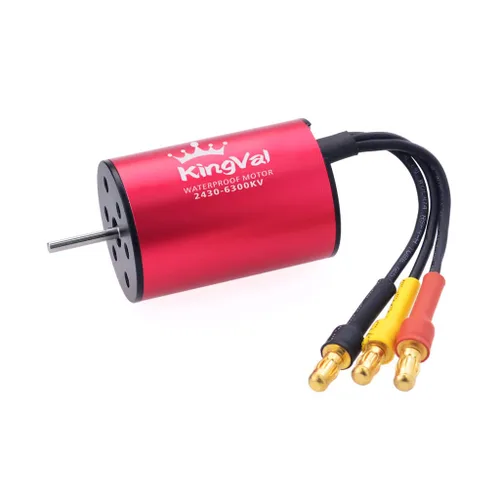 Vista 8 de KingVal Reemplazo 2845 3400KV Eje de motor sin escobillas impermeable 0.125 in compatible con 1/14 RC Car