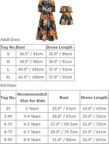 Vista 7 de AWIBMK Vestidos de mamá y yo bohemios, teñido anudado, vestido floral de verano, casual, playa, vacaciones hawaianas, para mamá e hija, trajes a