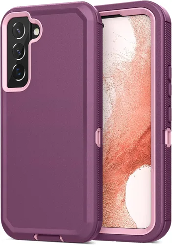 Vista 24 de Jiunai Funda para Samsung Galaxy A34, resistente, a prueba de golpes, de doble capa, protección de puerto, híbrida, resistente, para Samsung Galaxy