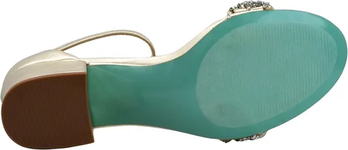 Vista 7 de Betsey Johnson Sandalia de tacón Sb-Mel para mujer, Oro