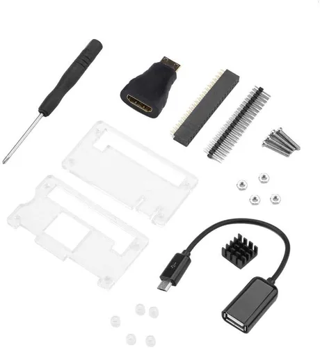 Vista 5 de Kit de inicio Zero W, paquete completo de accesorios Zero W con estuche blanco, para desarrolladores, educadores y entusiastas del bricolaje