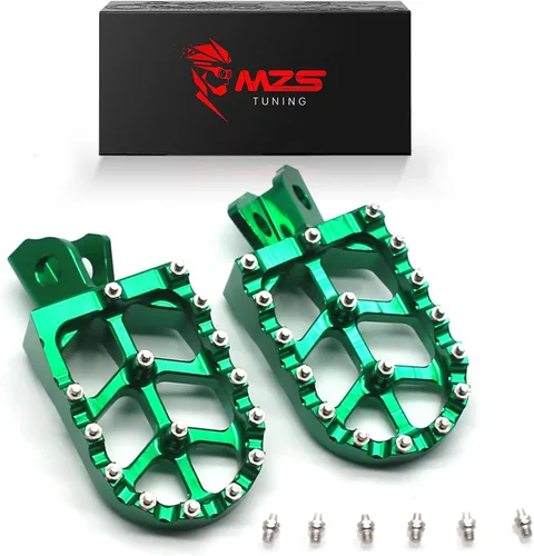 Vista 8 de MZS Estriberas eléctricas para motocross compatibles con X3 XXX MX3 MX4 MX5, estriberas Ebike MX más anchas reposapiés resto pedal CNC aluminio negro
