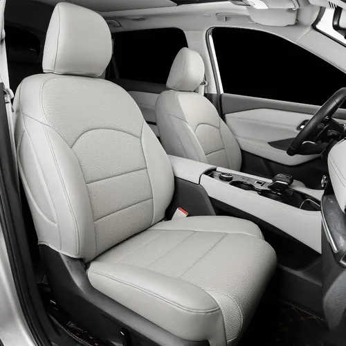 Vista 9 de Coverdram - Fundas de asiento personalizadas compatibles con modelos seleccionados de Nissan Sentra 2013, 2014, 2015, 2016, 2017, 2018 y 2019 Beige