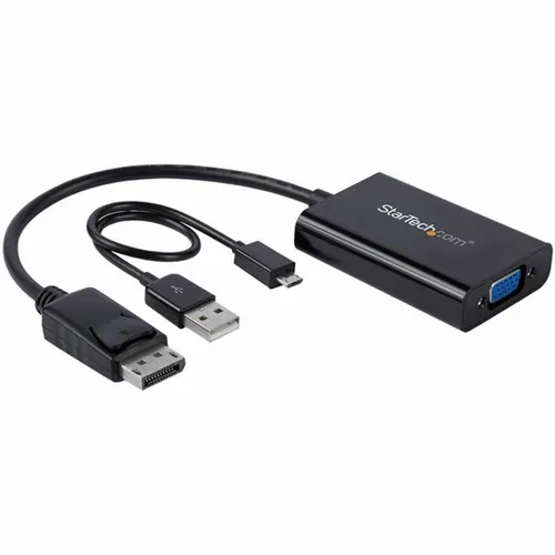 Vista 4 de Adaptador DisplayPort a SVGA Startech DP2VGAA Negro