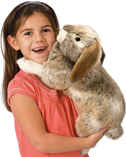 Vista 3 de Folkmanis Marioneta de mano de conejo Holland Lop
