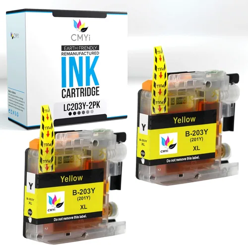 Vista 7 de LC203 - Cartucho de tinta de repuesto negro para Brother DCP-J4120DW, MFC-J4320DW, J4420DW, J460DW, J4620DW, J4625DW, J480DW, J485DW, J5320DW
