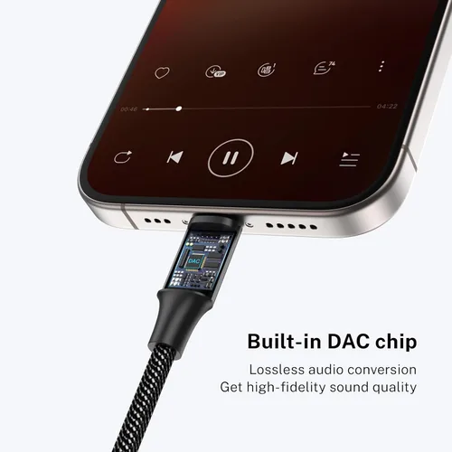 Vista 3 de MOSWAG Adaptador de audio USB tipo C a conector de auriculares hembra de 0.138 in, sonido de alta fidelidad For