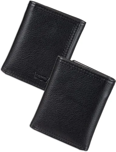 Vista 2 de Levis Mens Trifold Wallet-Sleek and Slim Includes Id Window and Credit Card Holder