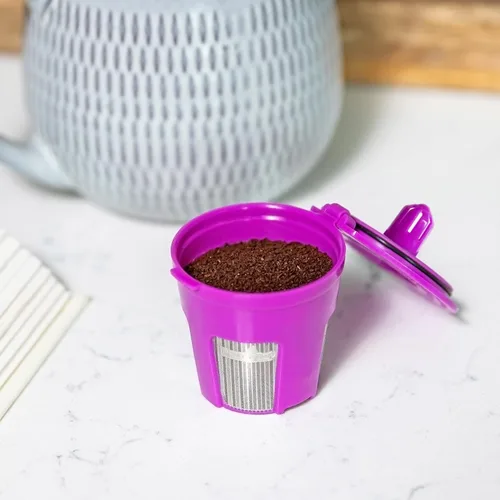 Vista 6 de Perfect Pod Cafe Fill Deluxe 1-Stream reutilizable K Cup - Compatible con Keurig 1.0 2.0 Plus K-Duo K-Mini K-Select K-Compact K-Elite y cafeteras