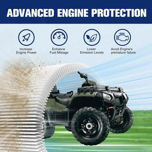 Vista 6 de Powtol 7080595 Filtro de aire para Polaris Sportsman 500 570 800 700 850 400 550 600 1000 Scrambler Magnum ATV Parts 7082101