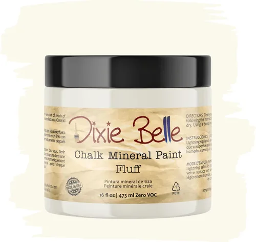 Vista 34 de Pintura para muebles con acabado de tiza Dixie Belle Paint Company - Amatista (4oz) - Pintura mineral de tiza chic púrpura profundo mate