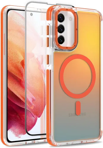 Vista 11 de Funda magnética para Google Pixel 10 Pro XL [compatible con Magsafe] [bonito diseño fluorescente de moda] a prueba de golpes, delgada, translúcida