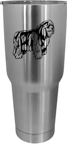 Vista 205 de Cairn Terrier - Vaso grabado con temática de perro, 30 onzas