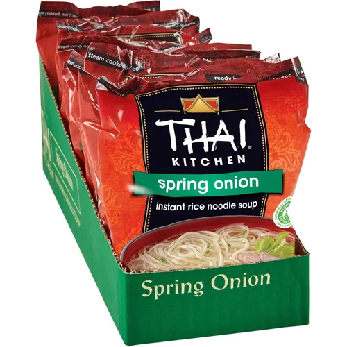 Vista 8 de Thai Kitchen Sopa instantánea de fideos de arroz de cebolla de primavera sin gluten, 1.6 oz