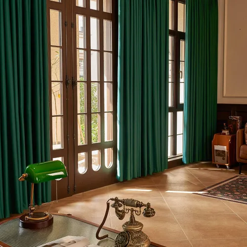Vista 64 de HUTO Cortinas Plisadas de Pinzas Opacas con Aislamiento Térmico para Oscurecer la Habitación, Panel de Tratamiento de Ventana para Sala de Estar
