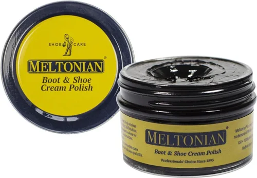 Vista 52 de Meltonian Betún en Crema para Zapatos, Betún para Botas, Betún para Zapatos de Cuero a Base de Aceite con Cera de Abejas, Restaura y Protege, Más