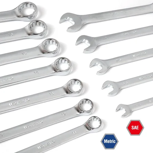 Vista 6 de WORKPRO Juego de 450 piezas de llaves de vaso de 1/2" 1/4" 3/8", CR-V métricas e imperiales con llave de trinquete de liberación rápida, llaves