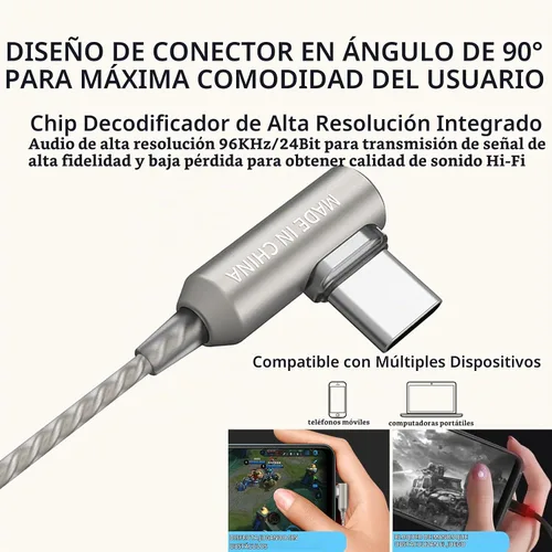 Vista 4 de SoundMAGIC E80D - Auriculares digitales USB C - Auriculares con cable tipo