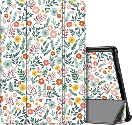Vista 16 de Fintie Funda delgada para tableta Fire HD 10 (13ª generación, versión 2023) – Funda rígida de triple pliegue ligera con función de encendido