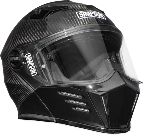Vista 10 de Simpson Mod Bandit Modular Motorcycle Helmet - DOT & ECE Certified - Flip Front, Comms Ready, Internal Sun Shield and External Clear Face Shield