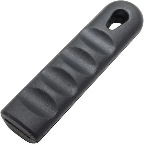 Vista 6 de TrueCraftware - Juego de 2 fundas de silicona negra para sartenes de 10 pulgadas - Soporte extraíble de silicona para mango caliente resistente al