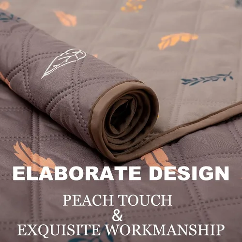 Vista 5 de Funda reversible para cama de perro con forro impermeable, funda deslizable resistente al agua, protector de muebles y manta para mascotas, funda