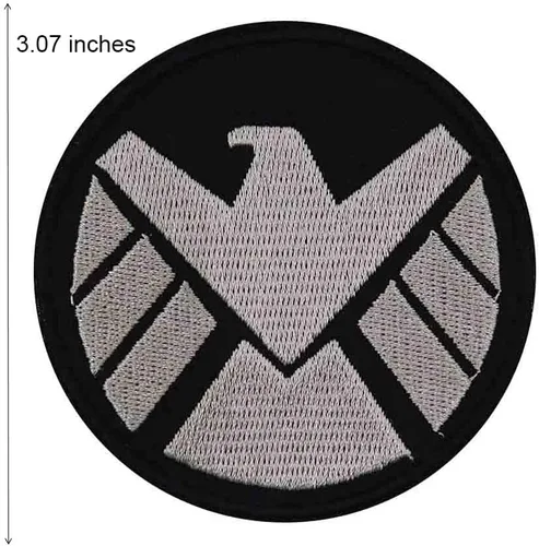 Vista 3 de Rockapatch Disfraz de Halloween S.H.I.E.L.D. Parches bordados para planchar