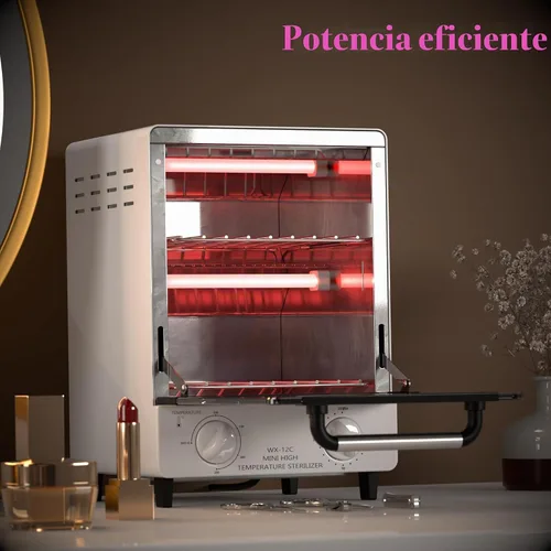 Vista 3 de Esterilizador para herramientas de uñas, caja de limpieza seca multifuncional de alta temperatura de 12L de acero inoxidable con control