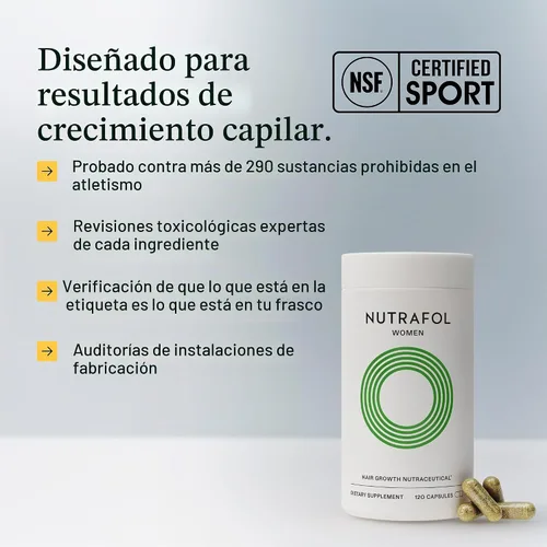 Vista 12 de Nutrafol Women Hair Growth Supplements, Ages 18-44, 1-Month Bottle