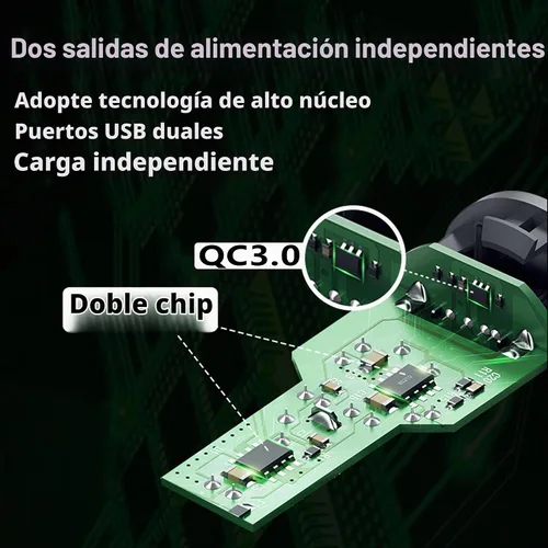 Vista 6 de MEIRIYFA Cable de alimentación para cámara de salpicadero, cargador de cámara de tablero mini USB, cargador rápido QC3.0 para automóvil con puertos