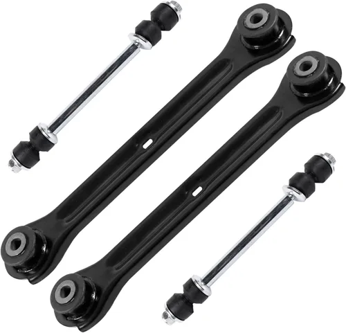 Vista 47 de Detroit Axle - 4 piezas de brazos de control traseros para Ford C-Max, Focus, Mazda 3 5, Volvo C30, C70, S40, V50, 4 brazos de control superiores e