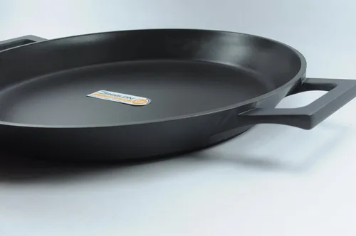 Vista 4 de Uniware Best Germany - Paella de aluminio antiadherente de 3 capas, parte inferior compatible con inducción, (14.2 pulgadas)