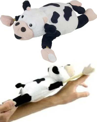 Vista 7 de Muñeco de peluche de animal con tirachinas volador y gritos, lanza hasta 50 pies (- Juego completo de 6 piezas)