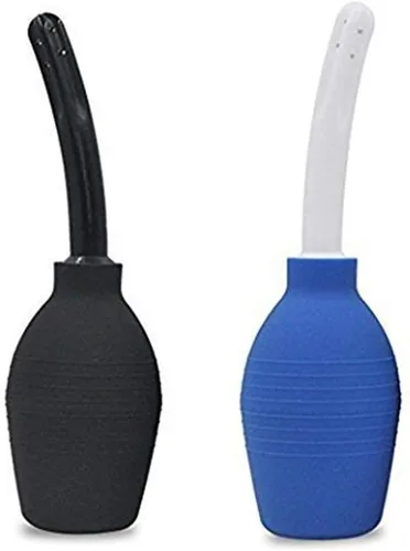 Vista 8 de AnHua 1 unids Anal/Vaginal Enema Bulbo Ducha Colónica Irrigación Rectal Jeringa Limpiador (Bule)