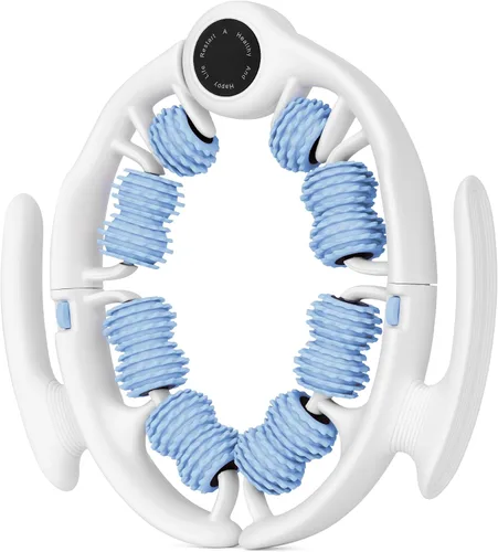 Vista 9 de COZLOW Rodillo de masaje para celulitis - Rosa - Masajeador anticelulítico con asas de rodillo desmontables para muslos, piernas y glúteos