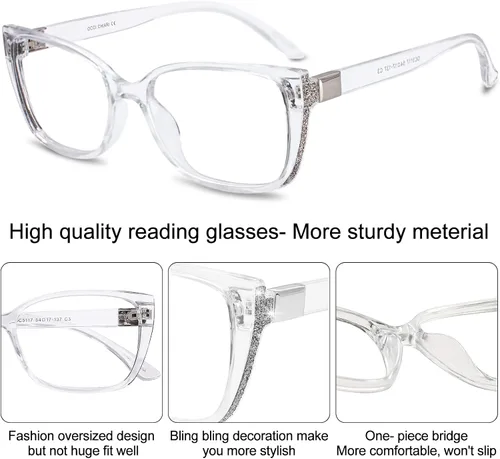 Vista 17 de OCCI CHIARI Gafas de lectura de moda para mujer y hombre