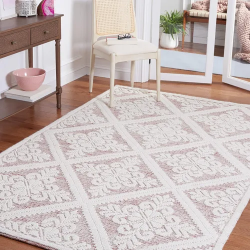 Vista 36 de SAFAVIEH Vermont Collection - Alfombra decorativa de 2 pies 3 pulgadas x 4 pies, color marfil, lana hecha a mano, ideal para zonas de alto tráfico