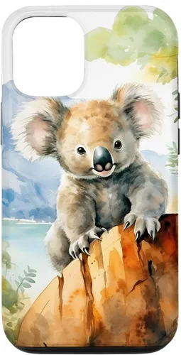 Vista 28 de Cute Little Koala Bear in The Wild Case for iPhone 17
