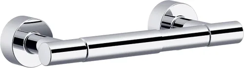 Vista 8 de Gerber Parma D446258BB - Portarrollos de papel higiénico montado en la pared, estilo moderno, doble poste para baño (bronce cepillado)