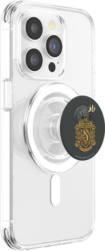 Vista 3 de Harry Potter Hufflepuff Badger Crest PopSockets MagSafe PopGrip para iPhone
