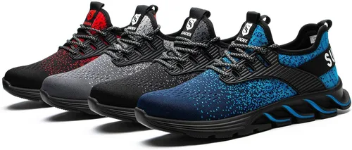 Vista 9 de SUADEX Steel Toe Shoes for Men,Work Safety Indestructible Shoe for Men Women Lightweight Breathable Composite Toe Sneakers with ASTM F2413-18